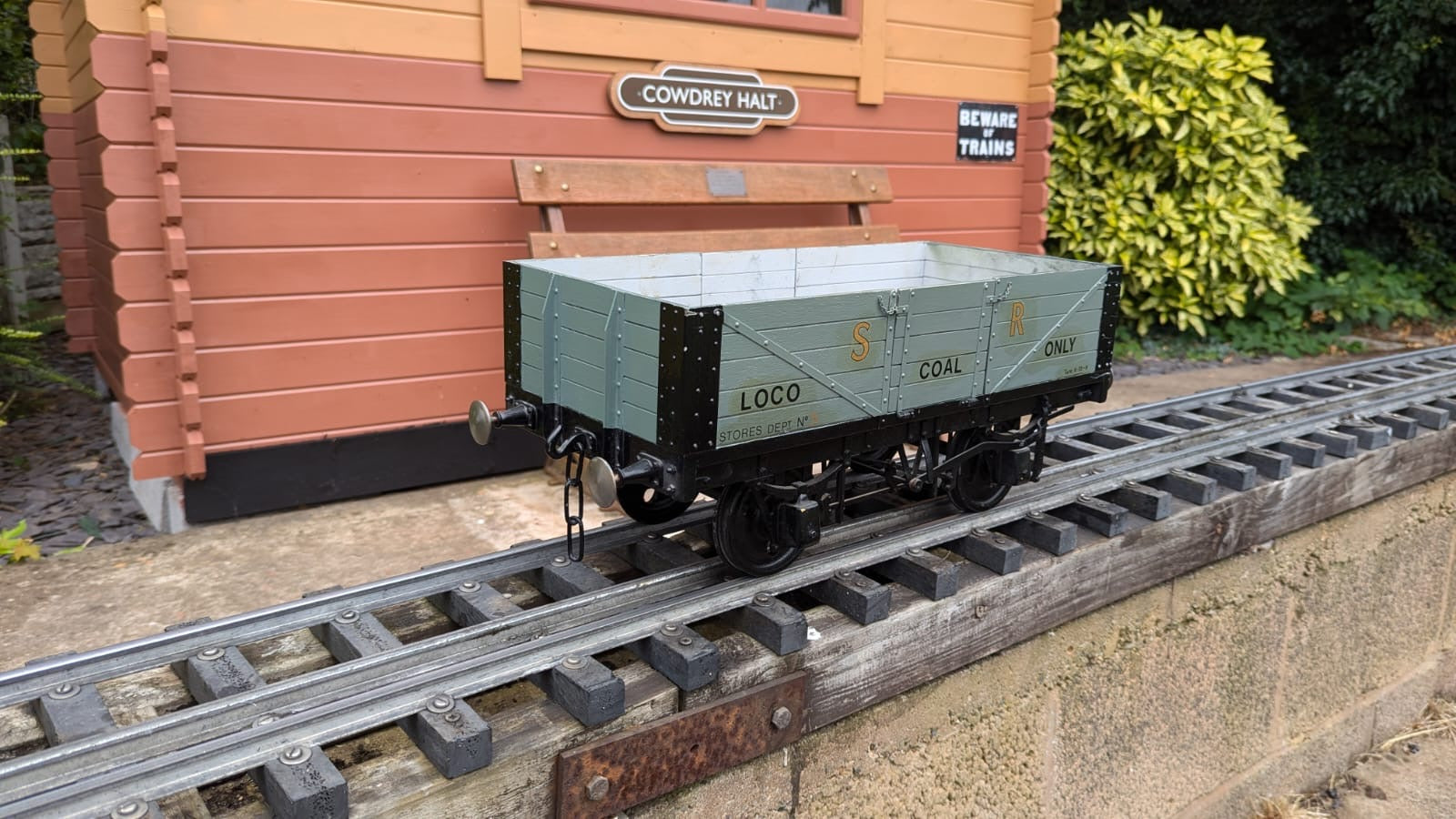 Inch Gauge Coal Wagon – Used Garden Railway - Main Image