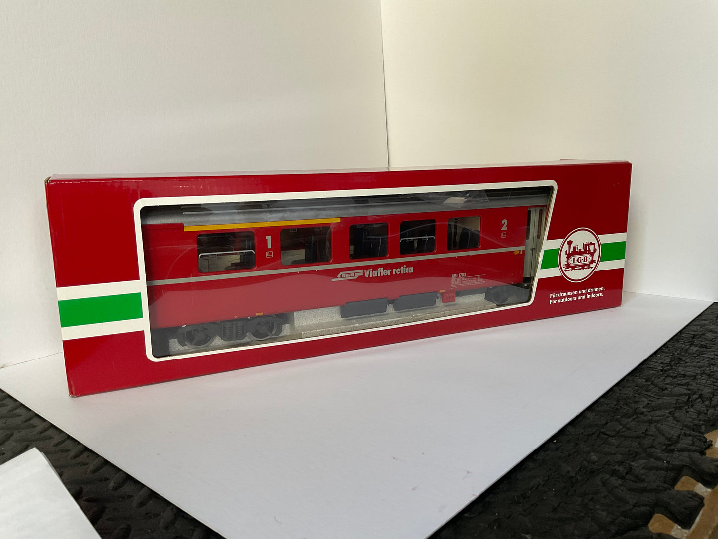 LGB G scale 31904 RHB Type ABt cab control car