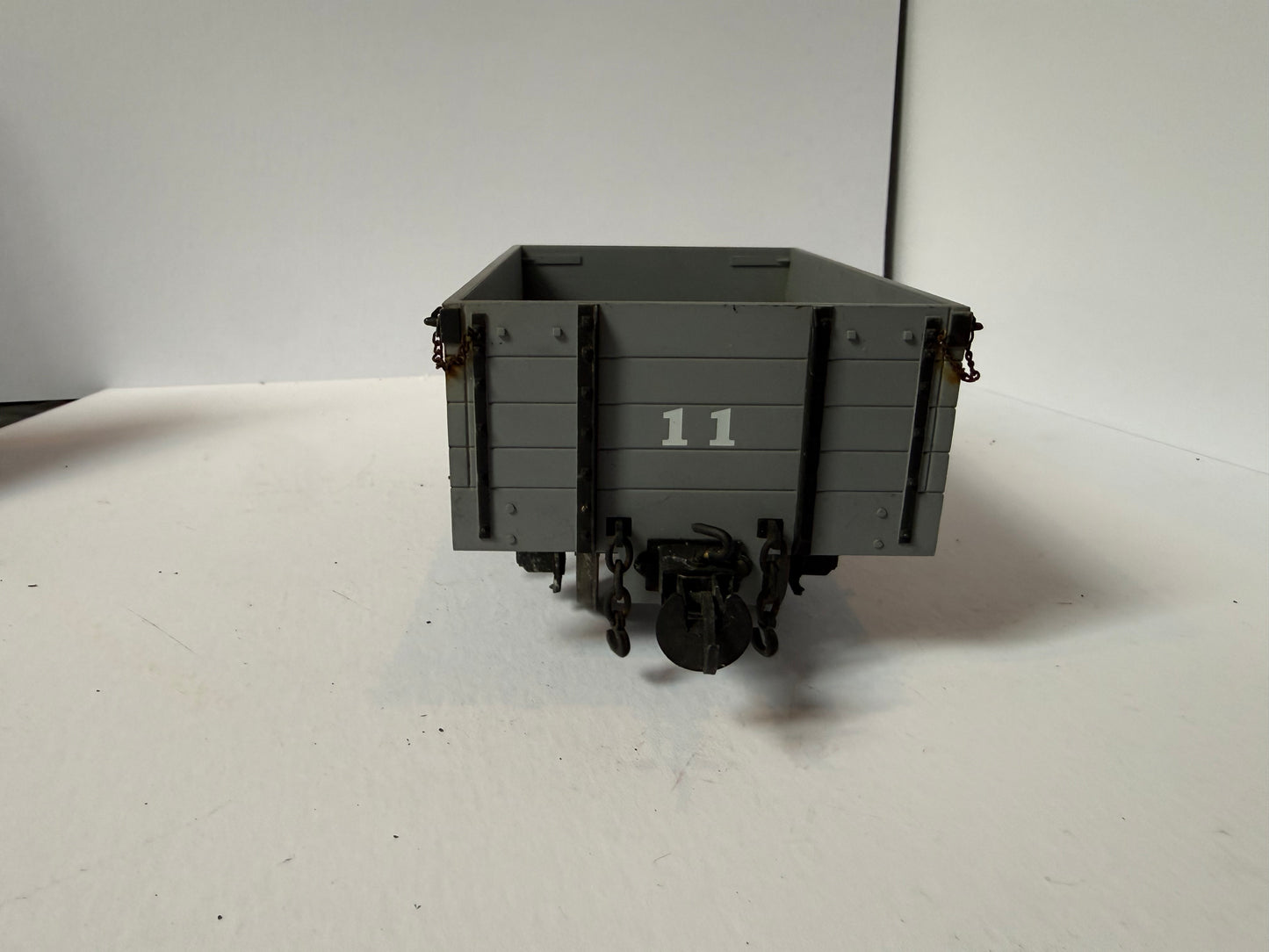 Accucraft / BMS 32mm/45mm R19-3A W&L Light Grey Open Wagon No.11 - Boxed
