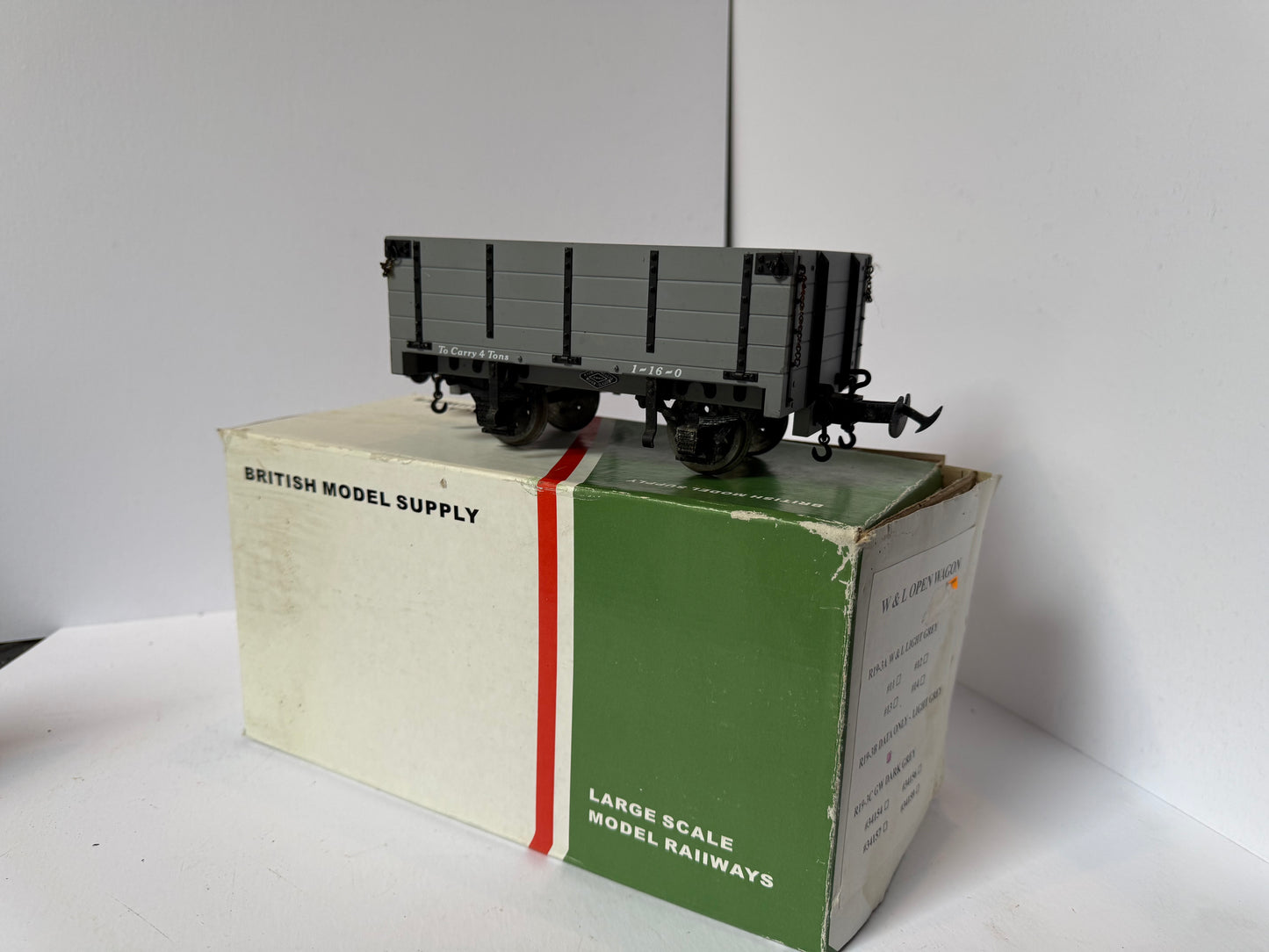 Accucraft /32mm/45mm R19-3B Light Grey Open Wagon - Boxed
