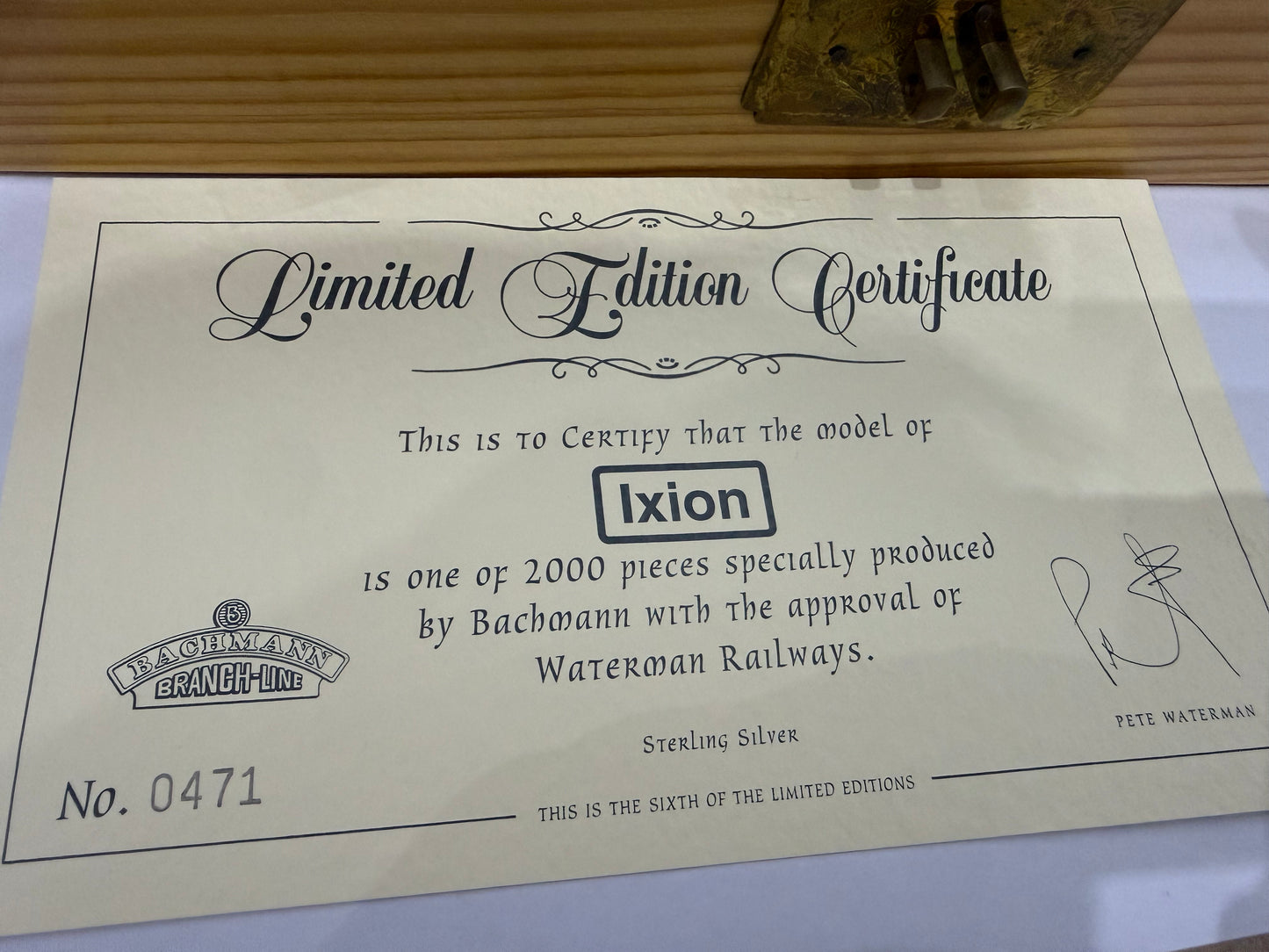 OO Gauge Bachmann limited edition D172 IXION