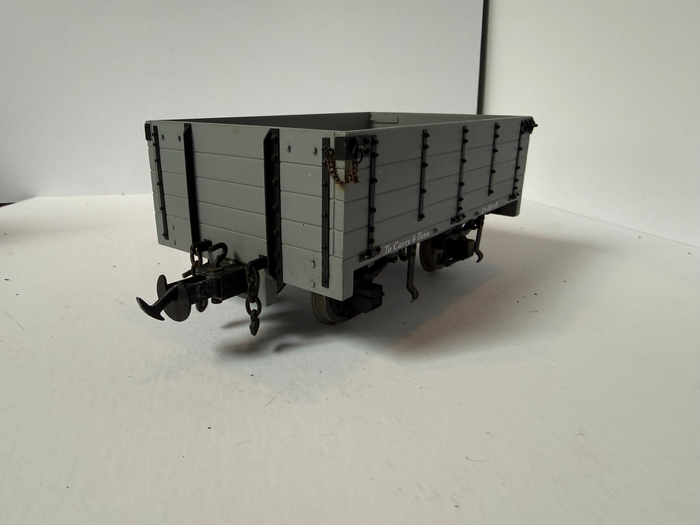 Accucraft /32mm/45mm R19-3B Light Grey Open Wagon - Boxed