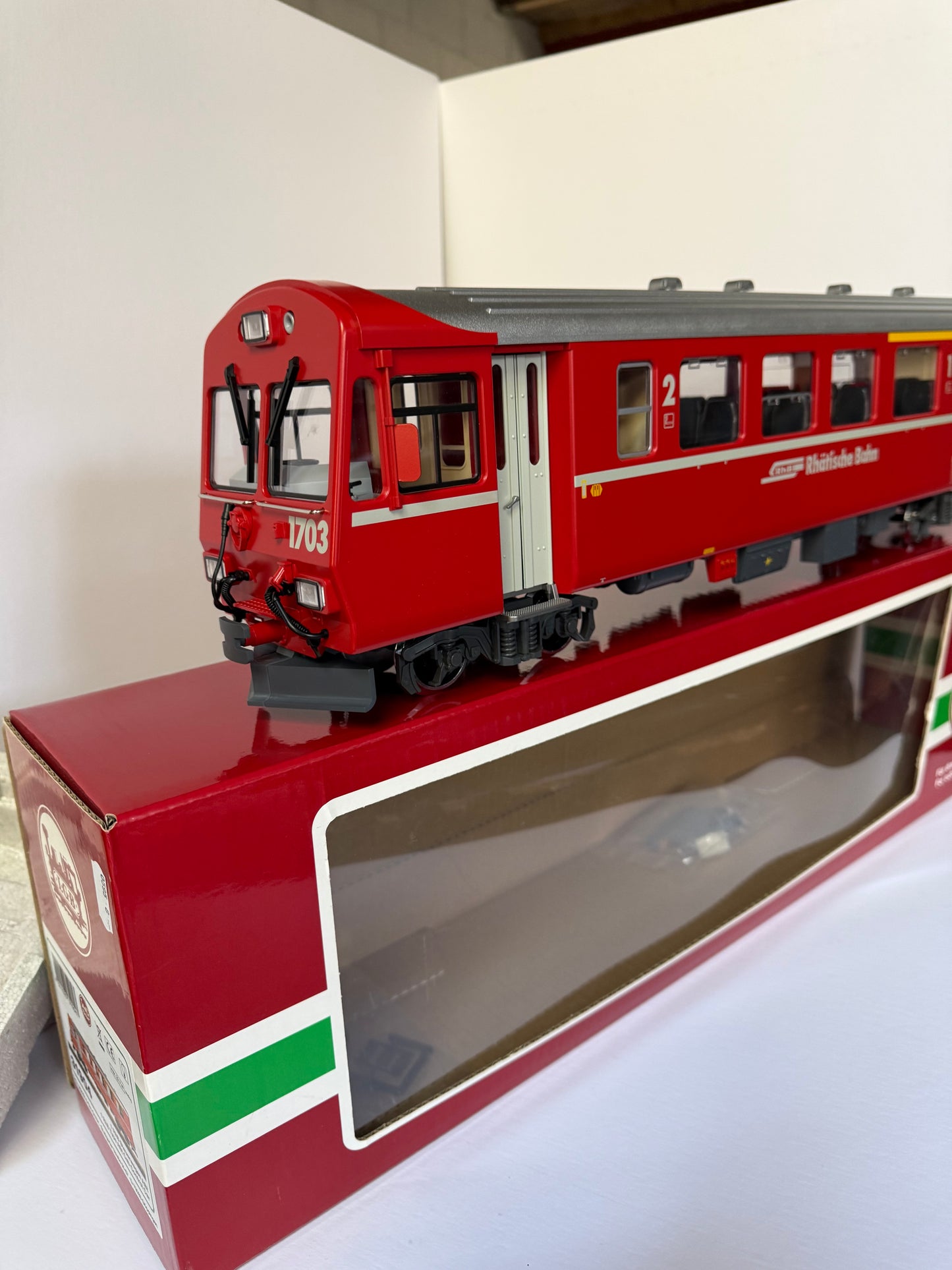 LGB G scale 31904 RHB Type ABt cab control car