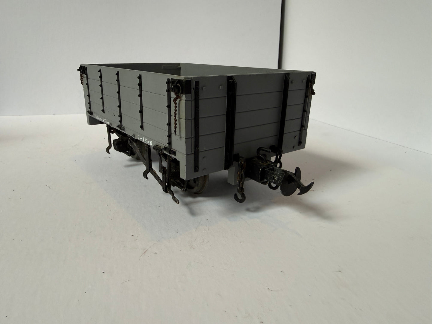Accucraft /32mm/45mm R19-3B Light Grey Open Wagon - Boxed