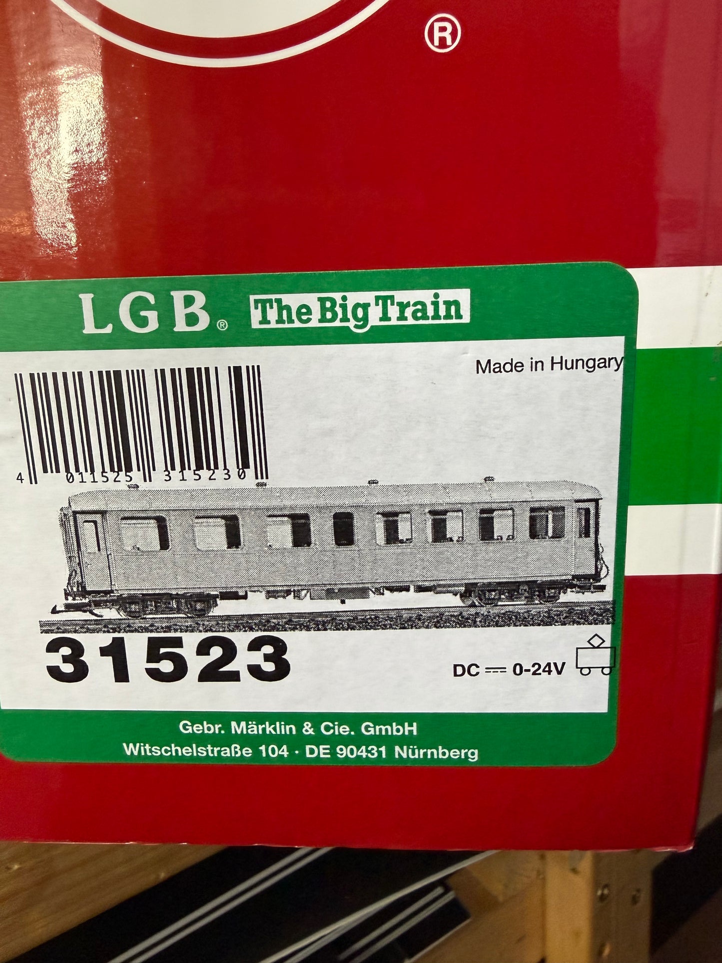 LGB 31523 first class express passenger car