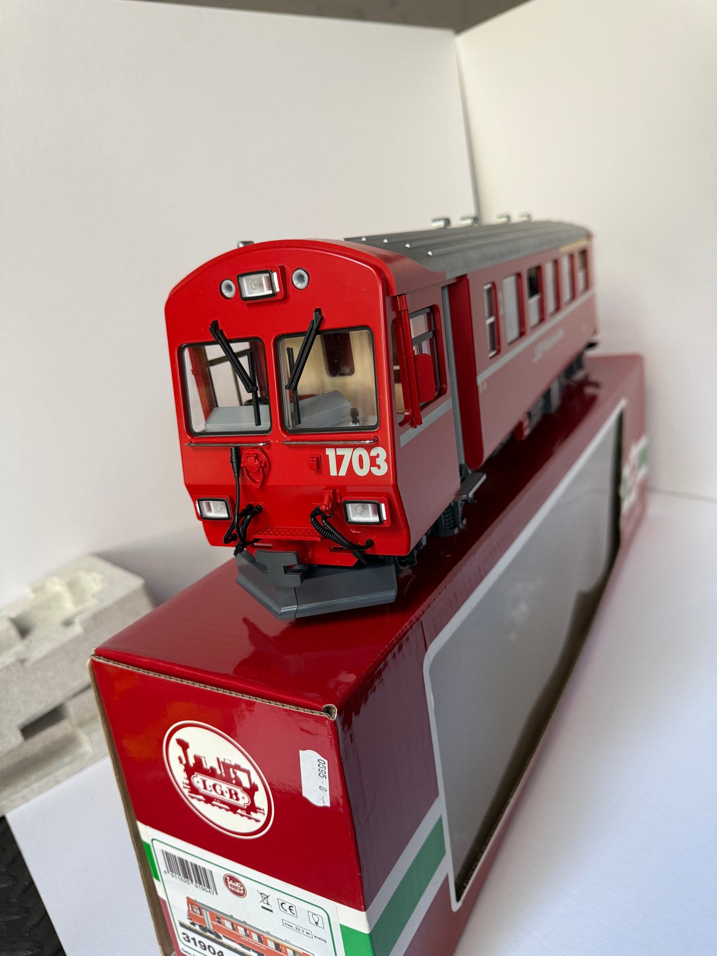 LGB G scale 31904 RHB Type ABt cab control car