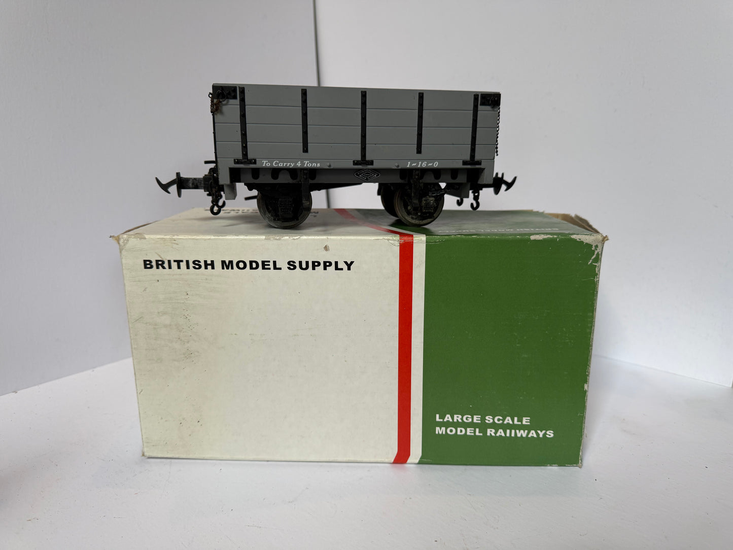 Accucraft /32mm/45mm R19-3B Light Grey Open Wagon - Boxed