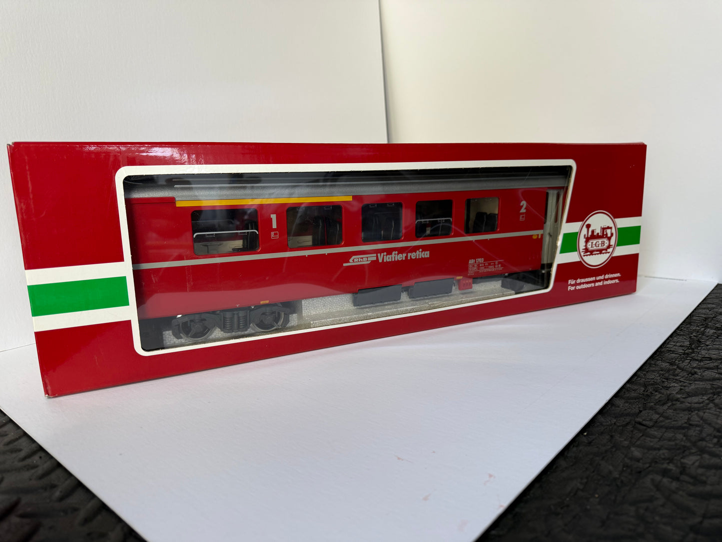 LGB G scale 31904 RHB Type ABt cab control car