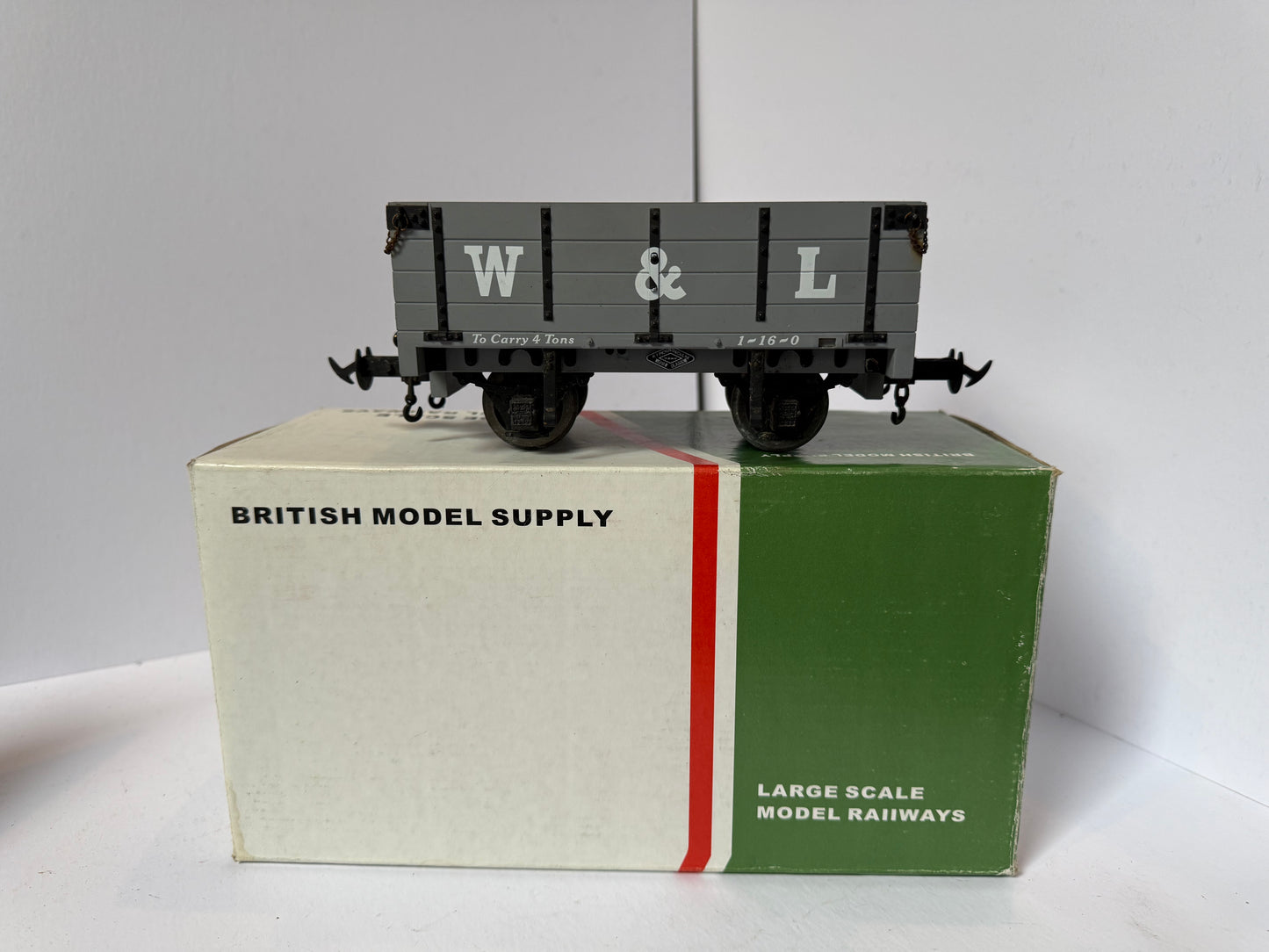 Accucraft / BMS 32mm/45mm R19-3A W&L Light Grey Open Wagon No.11 - Boxed
