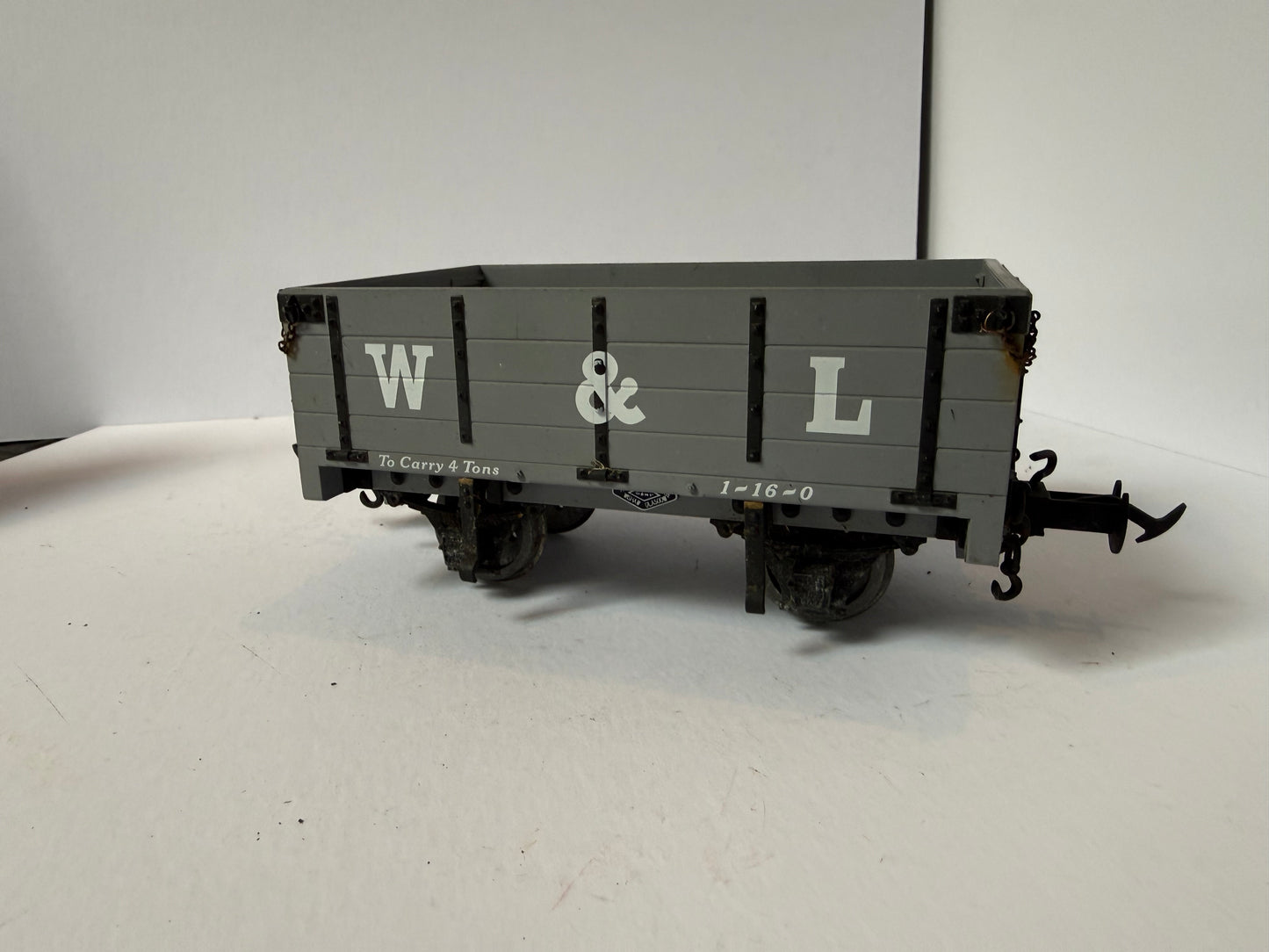 Accucraft / BMS 32mm/45mm R19-3A W&L Light Grey Open Wagon No.11 - Boxed