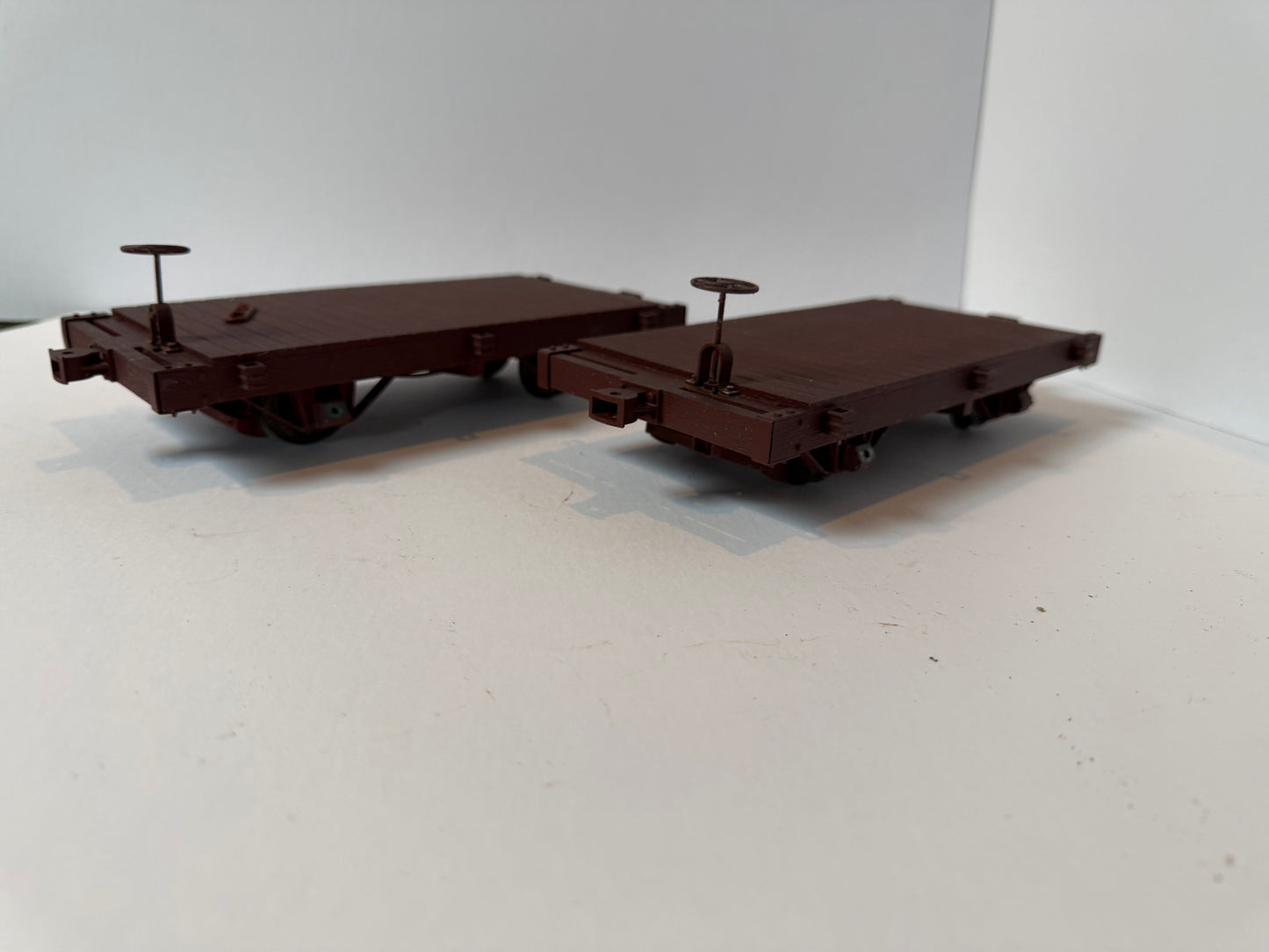 AMS G Gauge AM32-110 2 Car Set of Short Flat Cars